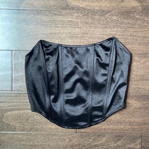 Black corset top